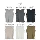 ラウンドネックノースリーブトップス | atONE | 詳細画像72 