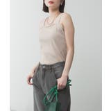2x2リブチューブトップキャミ | atONE | 詳細画像14