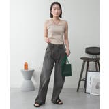 2x2リブチューブトップキャミ | atONE | 詳細画像16