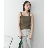 2x2リブチューブトップキャミ | atONE | 詳細画像21