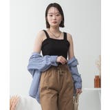 2x2リブチューブトップキャミ | atONE | 詳細画像31