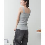 2x2リブチューブトップキャミ | atONE | 詳細画像4