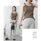 2x2リブチューブトップキャミ | atONE | 詳細画像53