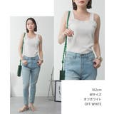 2x2リブチューブトップキャミ | atONE | 詳細画像55