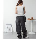 カップ付きコットンフライスタンクトップ | atONE | 詳細画像9