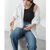 カップ付きコットンフライスタンクトップ | atONE | 詳細画像11