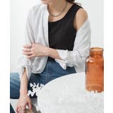 カップ付きコットンフライスタンクトップ | atONE | 詳細画像12