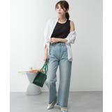 カップ付きコットンフライスタンクトップ | atONE | 詳細画像18