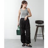 カップ付きコットンフライスタンクトップ | atONE | 詳細画像28