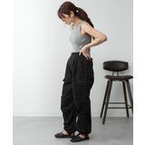 カップ付きコットンフライスタンクトップ | atONE | 詳細画像30