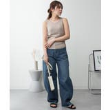 カップ付きコットンフライスタンクトップ | atONE | 詳細画像37