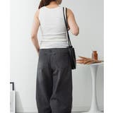 カップ付きコットンフライスタンクトップ | atONE | 詳細画像3