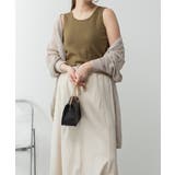 カップ付きコットンフライスタンクトップ | atONE | 詳細画像42