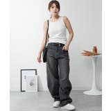 カップ付きコットンフライスタンクトップ | atONE | 詳細画像4