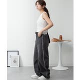 カップ付きコットンフライスタンクトップ | atONE | 詳細画像8