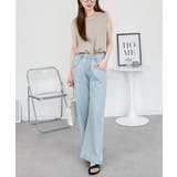 Vネックノースリーブトップス | atONE | 詳細画像5 