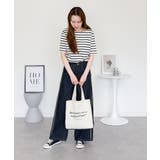 ボーダー5分袖トップス | atONE | 詳細画像8 