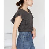 フレアーフレンチスリーブTシャツ | atONE | 詳細画像11