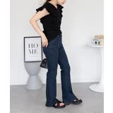 フレアーフレンチスリーブTシャツ | atONE | 詳細画像6