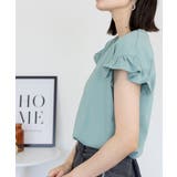 袖フレアノースリーブシャツ | atONE | 詳細画像10 