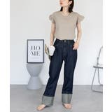 袖フレアノースリーブシャツ | atONE | 詳細画像26 