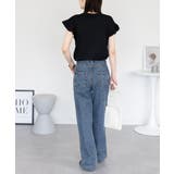 袖フレアノースリーブシャツ | atONE | 詳細画像35 