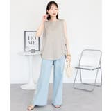 脇タックノースリーブトップス | atONE | 詳細画像17