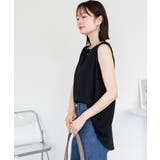 脇タックノースリーブトップス | atONE | 詳細画像1