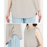 脇タックノースリーブトップス | atONE | 詳細画像24