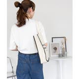 2×2リブ プチハイネック半袖Tシャツ | atONE | 詳細画像3