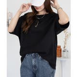 コットンワッフル7分袖ドルマンTシャツ | atONE | 詳細画像2