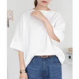 コットンワッフル7分袖ドルマンTシャツ | atONE | 詳細画像29