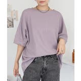 コットンワッフル7分袖ドルマンTシャツ | atONE | 詳細画像37