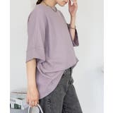 コットンワッフル7分袖ドルマンTシャツ | atONE | 詳細画像38