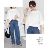 コットンワッフル7分袖ドルマンTシャツ | atONE | 詳細画像48