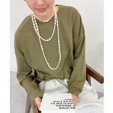 オーバーサイズ裾ラウンドカットソー | atONE | 詳細画像21 