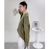 オーバーサイズ裾ラウンドカットソー | atONE | 詳細画像22 