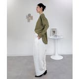 オーバーサイズ裾ラウンドカットソー | atONE | 詳細画像25 