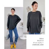 オーバーサイズ裾ラウンドカットソー | atONE | 詳細画像2 