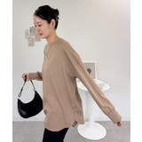 オーバーサイズ裾ラウンドカットソー | atONE | 詳細画像29 