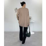 オーバーサイズ裾ラウンドカットソー | atONE | 詳細画像33 