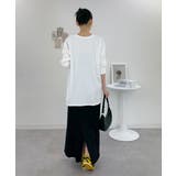 オーバーサイズ裾ラウンドカットソー | atONE | 詳細画像40 