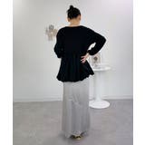 ペプラム切替バルーントップス | atONE | 詳細画像10 