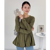 ペプラム切替バルーントップス | atONE | 詳細画像12 