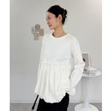 ペプラム切替バルーントップス | atONE | 詳細画像19 