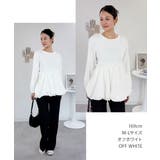 ペプラム切替バルーントップス | atONE | 詳細画像3 