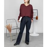 ドルマンスリーブVネックTシャツ | atONE | 詳細画像18