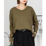 ドルマンスリーブVネックTシャツ | atONE | 詳細画像33