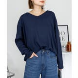 ドルマンスリーブVネックTシャツ | atONE | 詳細画像45