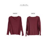 ドルマンスリーブVネックTシャツ | atONE | 詳細画像69